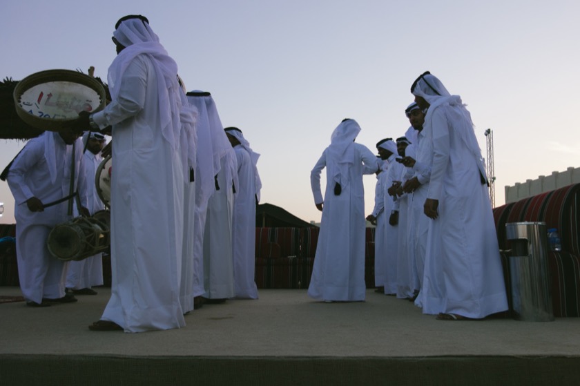 Traditional dance at Katara in Doha
