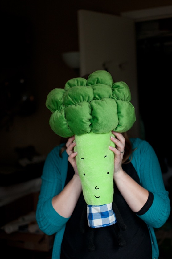 Liz as broccoli