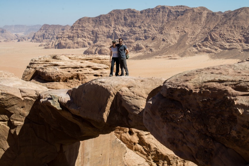 That arch was a few hundred feet above the ground and just eight feet wide.