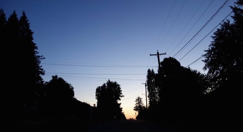 Sunset in Southwest Portland