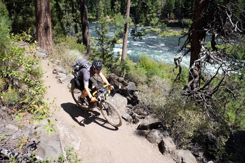 We spent the second half of the day on the Deschutes River Trail, which connects Bend to Sun River.