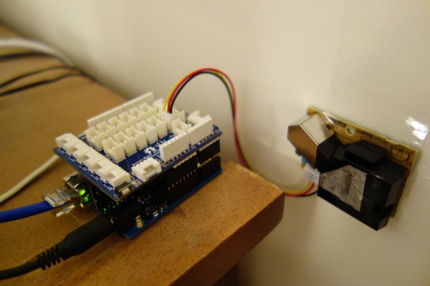 Indoor air particle sensor