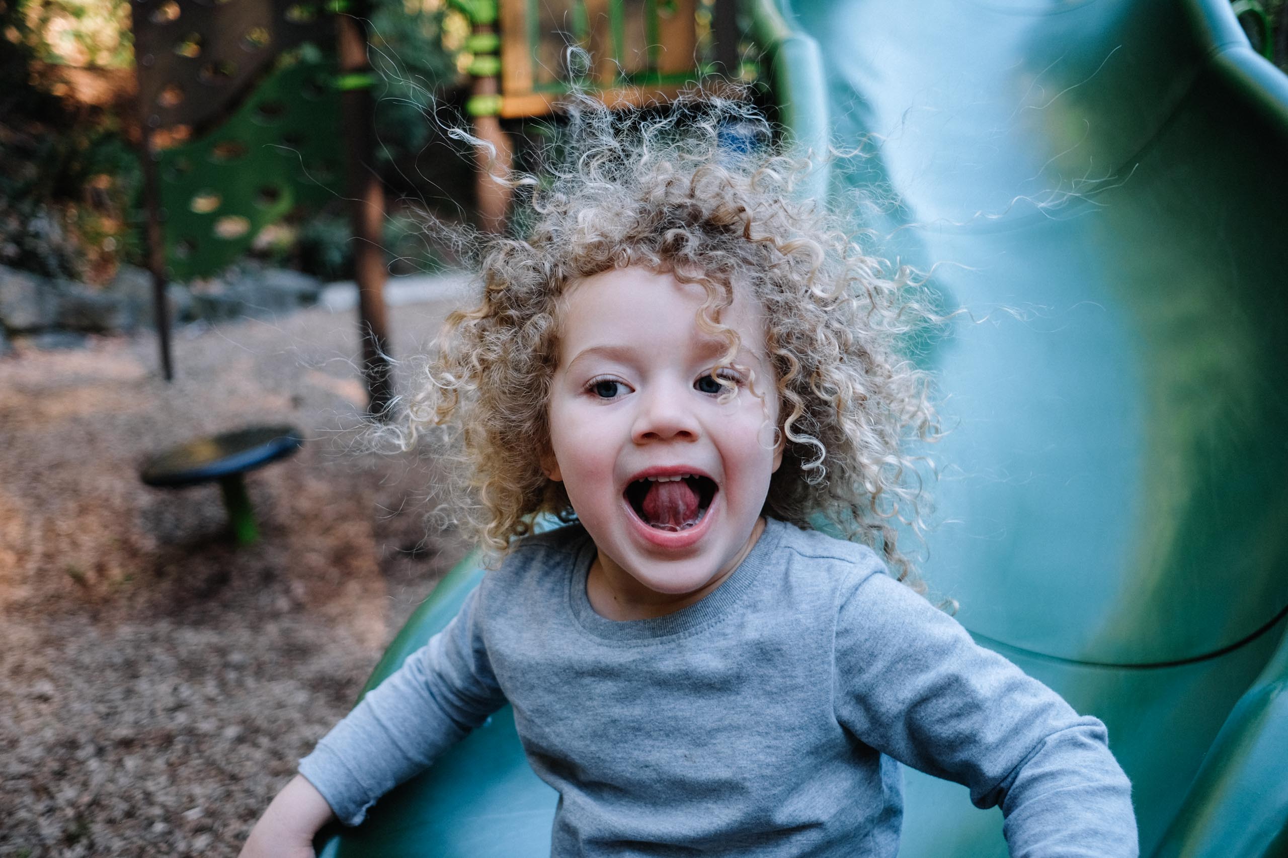 I'm not sure what it is about having her picture taken that forces Idara to stick out her tongue, but whatever it is, the force is strong.