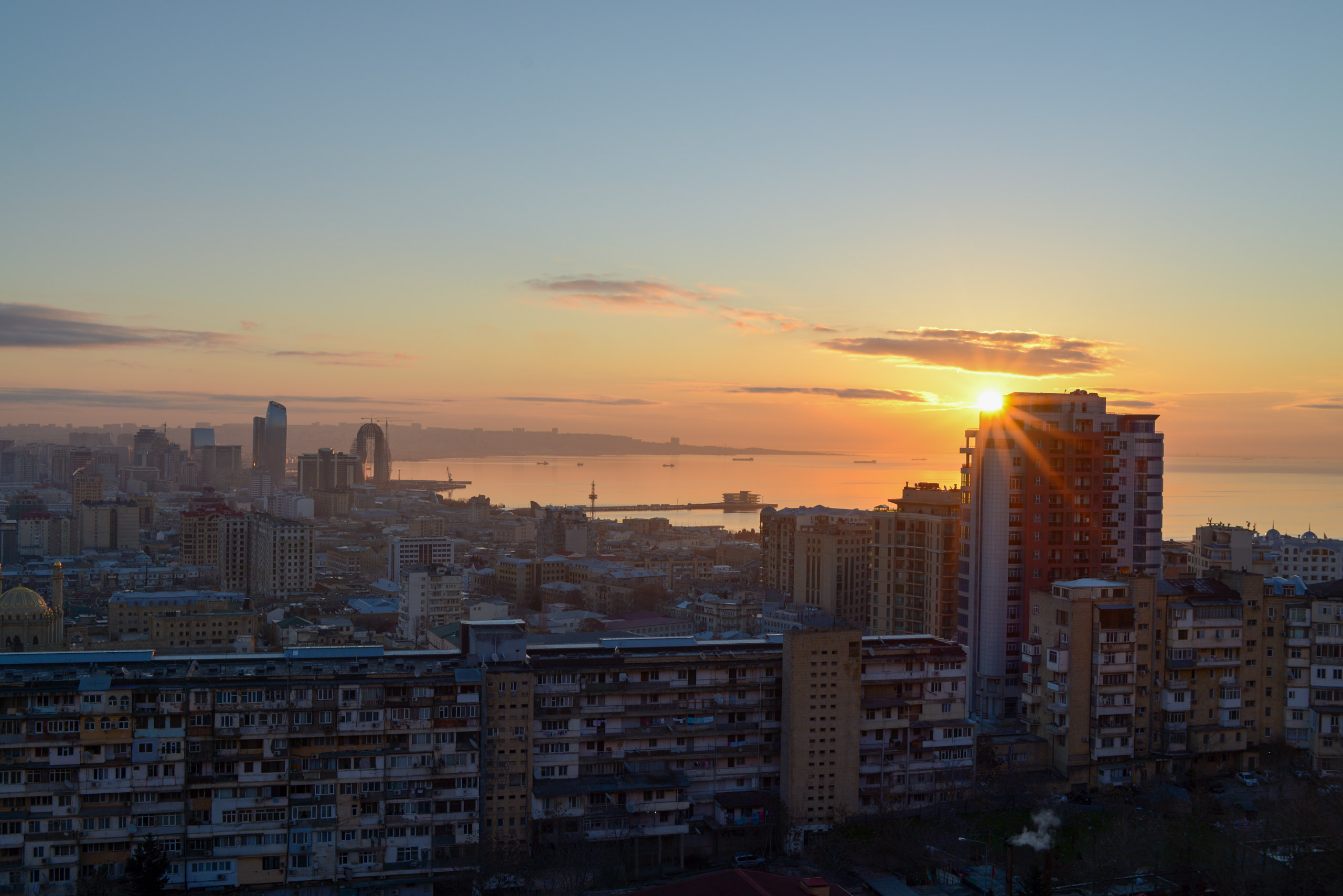 sunrise in baku